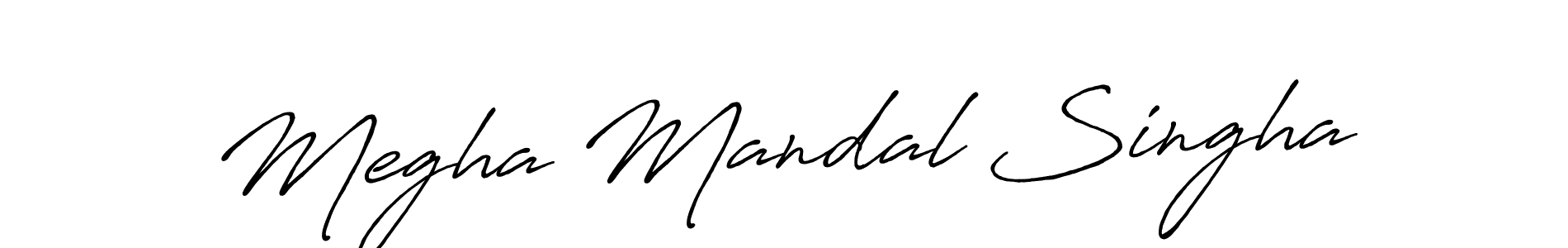 This is the best signature style for the Megha Mandal Singha name. Also you like these signature font (Antro_Vectra_Bolder). Mix name signature. Megha Mandal Singha signature style 7 images and pictures png