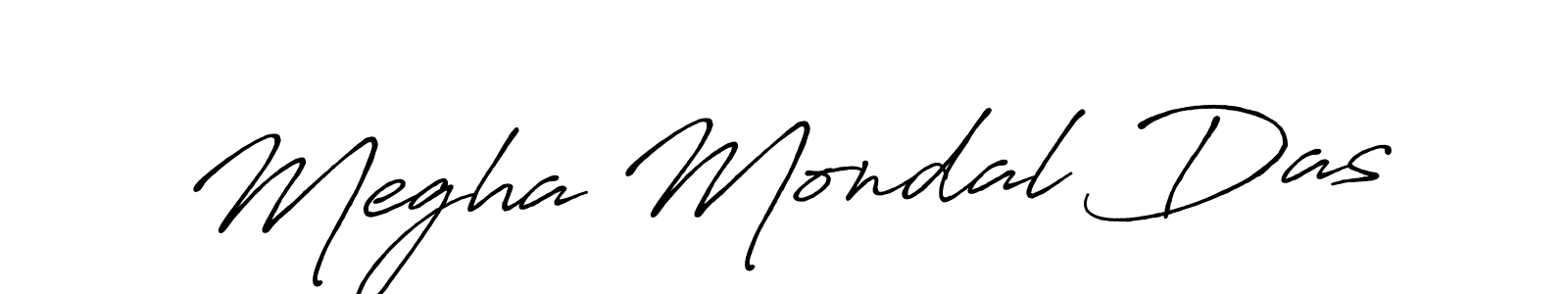 Make a short Megha Mondal Das signature style. Manage your documents anywhere anytime using Antro_Vectra_Bolder. Create and add eSignatures, submit forms, share and send files easily. Megha Mondal Das signature style 7 images and pictures png