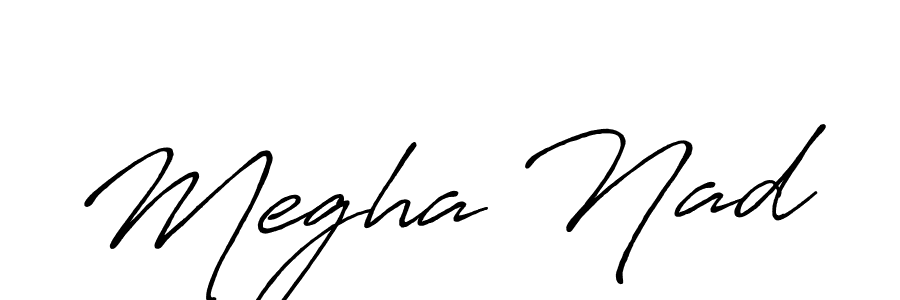 Also You can easily find your signature by using the search form. We will create Megha Nad name handwritten signature images for you free of cost using Antro_Vectra_Bolder sign style. Megha Nad signature style 7 images and pictures png