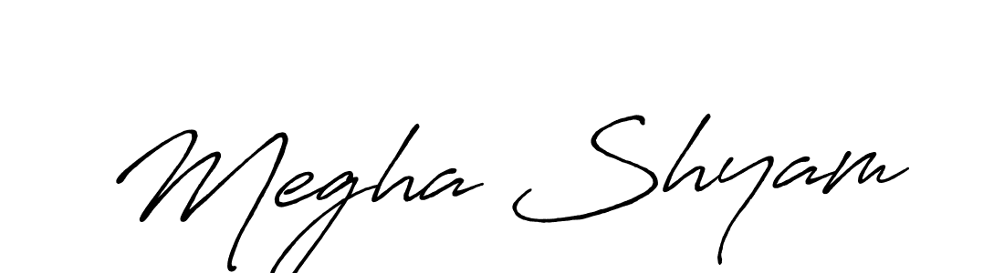 Make a short Megha Shyam signature style. Manage your documents anywhere anytime using Antro_Vectra_Bolder. Create and add eSignatures, submit forms, share and send files easily. Megha Shyam signature style 7 images and pictures png