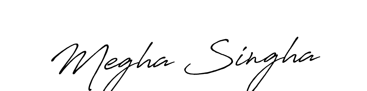 Best and Professional Signature Style for Megha Singha. Antro_Vectra_Bolder Best Signature Style Collection. Megha Singha signature style 7 images and pictures png