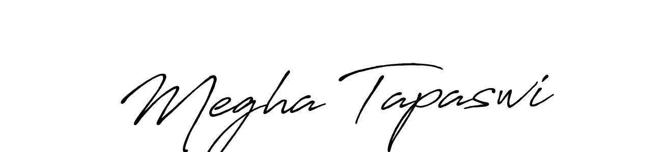 How to make Megha Tapaswi signature? Antro_Vectra_Bolder is a professional autograph style. Create handwritten signature for Megha Tapaswi name. Megha Tapaswi signature style 7 images and pictures png