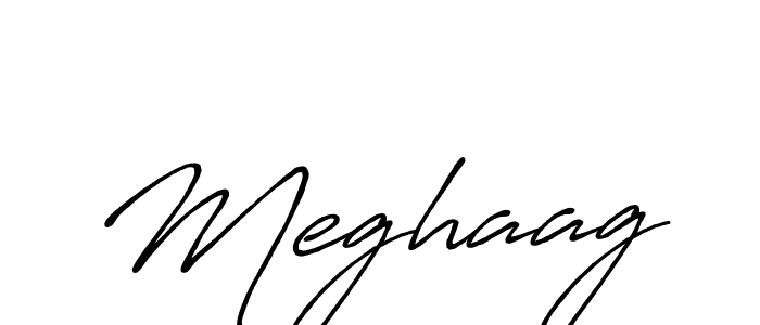 How to make Meghaag name signature. Use Antro_Vectra_Bolder style for creating short signs online. This is the latest handwritten sign. Meghaag signature style 7 images and pictures png