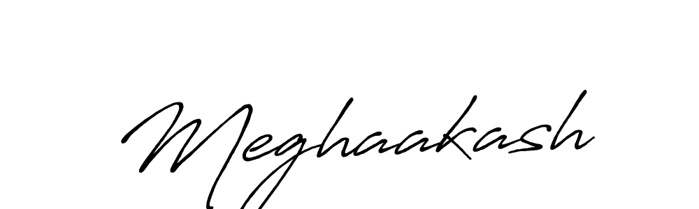 Design your own signature with our free online signature maker. With this signature software, you can create a handwritten (Antro_Vectra_Bolder) signature for name Meghaakash. Meghaakash signature style 7 images and pictures png