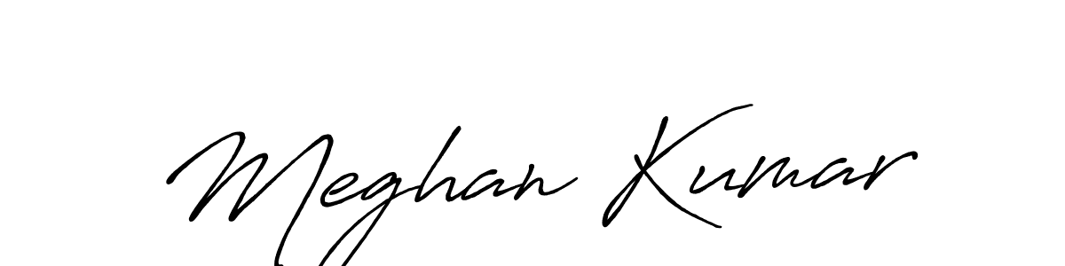 Design your own signature with our free online signature maker. With this signature software, you can create a handwritten (Antro_Vectra_Bolder) signature for name Meghan Kumar. Meghan Kumar signature style 7 images and pictures png