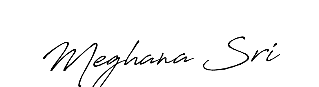 Also we have Meghana Sri name is the best signature style. Create professional handwritten signature collection using Antro_Vectra_Bolder autograph style. Meghana Sri signature style 7 images and pictures png
