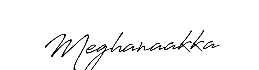 You should practise on your own different ways (Antro_Vectra_Bolder) to write your name (Meghanaakka) in signature. don't let someone else do it for you. Meghanaakka signature style 7 images and pictures png