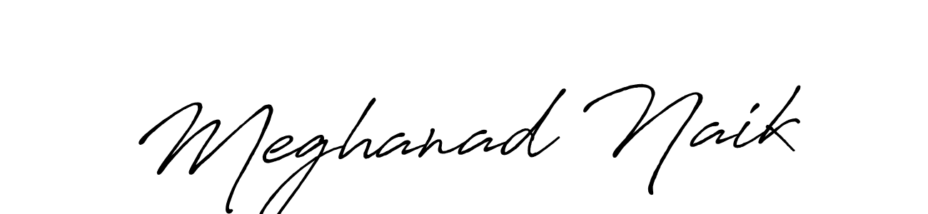 Also we have Meghanad Naik name is the best signature style. Create professional handwritten signature collection using Antro_Vectra_Bolder autograph style. Meghanad Naik signature style 7 images and pictures png