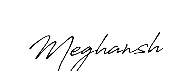 Also we have Meghansh name is the best signature style. Create professional handwritten signature collection using Antro_Vectra_Bolder autograph style. Meghansh signature style 7 images and pictures png