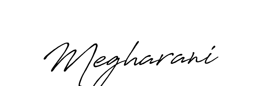 The best way (Antro_Vectra_Bolder) to make a short signature is to pick only two or three words in your name. The name Megharani include a total of six letters. For converting this name. Megharani signature style 7 images and pictures png