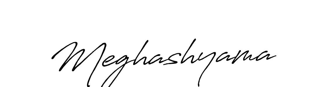 Antro_Vectra_Bolder is a professional signature style that is perfect for those who want to add a touch of class to their signature. It is also a great choice for those who want to make their signature more unique. Get Meghashyama name to fancy signature for free. Meghashyama signature style 7 images and pictures png