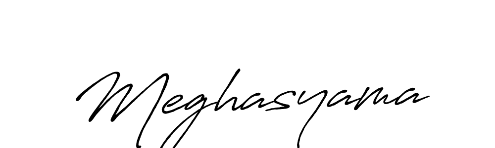if you are searching for the best signature style for your name Meghasyama. so please give up your signature search. here we have designed multiple signature styles  using Antro_Vectra_Bolder. Meghasyama signature style 7 images and pictures png