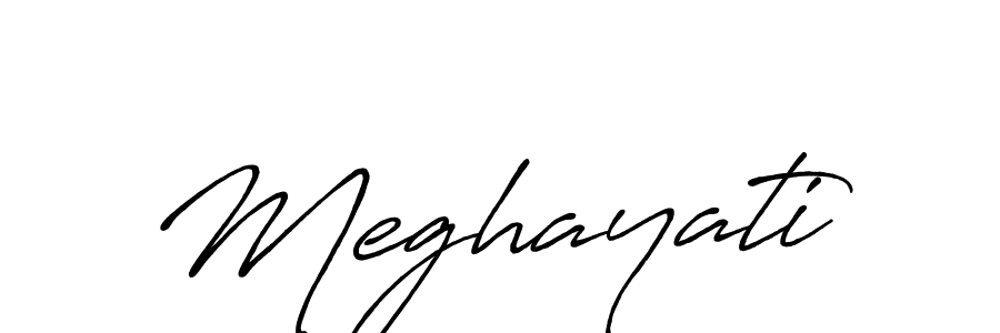 It looks lik you need a new signature style for name Meghayati. Design unique handwritten (Antro_Vectra_Bolder) signature with our free signature maker in just a few clicks. Meghayati signature style 7 images and pictures png