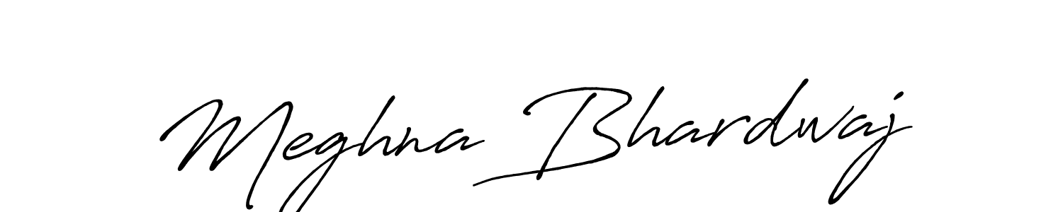 How to make Meghna Bhardwaj signature? Antro_Vectra_Bolder is a professional autograph style. Create handwritten signature for Meghna Bhardwaj name. Meghna Bhardwaj signature style 7 images and pictures png
