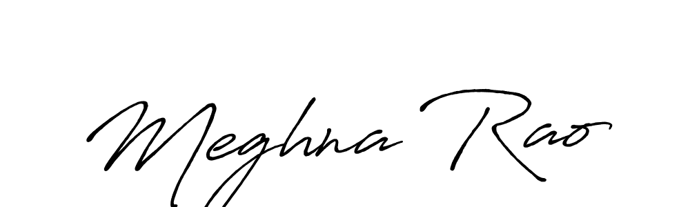 How to make Meghna Rao signature? Antro_Vectra_Bolder is a professional autograph style. Create handwritten signature for Meghna Rao name. Meghna Rao signature style 7 images and pictures png