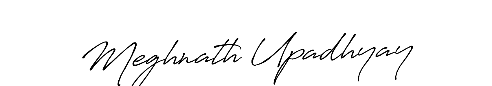 How to make Meghnath Upadhyay signature? Antro_Vectra_Bolder is a professional autograph style. Create handwritten signature for Meghnath Upadhyay name. Meghnath Upadhyay signature style 7 images and pictures png