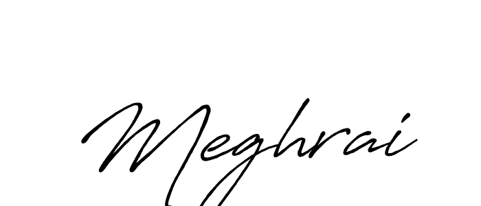 Also we have Meghrai name is the best signature style. Create professional handwritten signature collection using Antro_Vectra_Bolder autograph style. Meghrai signature style 7 images and pictures png