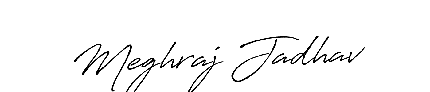Make a beautiful signature design for name Meghraj Jadhav. Use this online signature maker to create a handwritten signature for free. Meghraj Jadhav signature style 7 images and pictures png