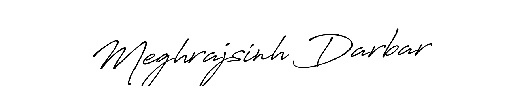 Use a signature maker to create a handwritten signature online. With this signature software, you can design (Antro_Vectra_Bolder) your own signature for name Meghrajsinh Darbar. Meghrajsinh Darbar signature style 7 images and pictures png