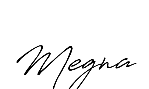 Use a signature maker to create a handwritten signature online. With this signature software, you can design (Antro_Vectra_Bolder) your own signature for name Megna. Megna signature style 7 images and pictures png