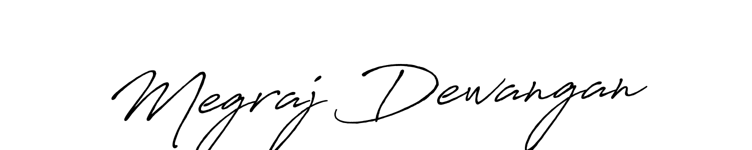 The best way (Antro_Vectra_Bolder) to make a short signature is to pick only two or three words in your name. The name Megraj Dewangan include a total of six letters. For converting this name. Megraj Dewangan signature style 7 images and pictures png