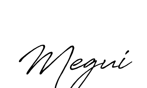 Similarly Antro_Vectra_Bolder is the best handwritten signature design. Signature creator online .You can use it as an online autograph creator for name Megui. Megui signature style 7 images and pictures png