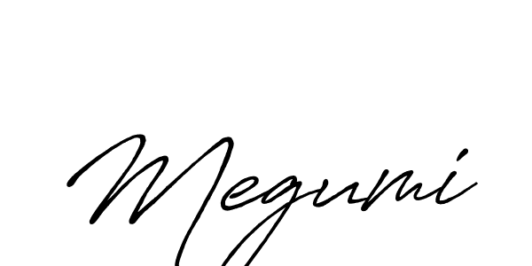 Also we have Megumi name is the best signature style. Create professional handwritten signature collection using Antro_Vectra_Bolder autograph style. Megumi signature style 7 images and pictures png