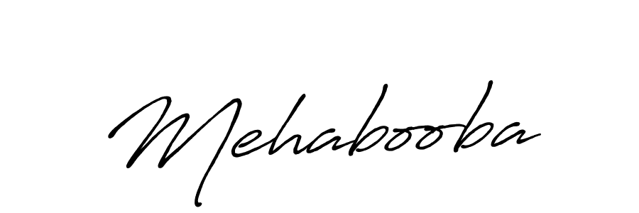 Mehabooba stylish signature style. Best Handwritten Sign (Antro_Vectra_Bolder) for my name. Handwritten Signature Collection Ideas for my name Mehabooba. Mehabooba signature style 7 images and pictures png