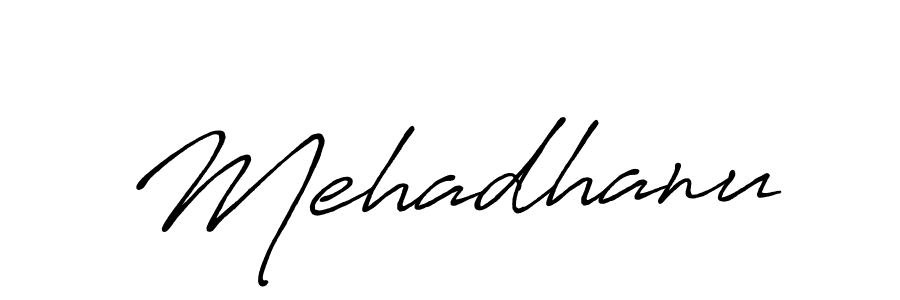 Make a beautiful signature design for name Mehadhanu. Use this online signature maker to create a handwritten signature for free. Mehadhanu signature style 7 images and pictures png