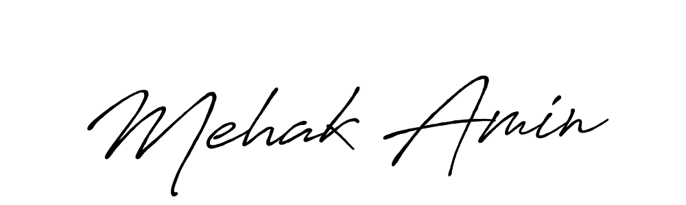 Also You can easily find your signature by using the search form. We will create Mehak Amin name handwritten signature images for you free of cost using Antro_Vectra_Bolder sign style. Mehak Amin signature style 7 images and pictures png