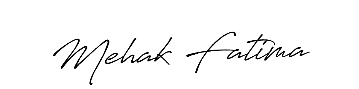 Mehak Fatima stylish signature style. Best Handwritten Sign (Antro_Vectra_Bolder) for my name. Handwritten Signature Collection Ideas for my name Mehak Fatima. Mehak Fatima signature style 7 images and pictures png