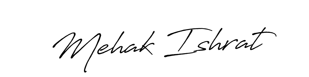 Once you've used our free online signature maker to create your best signature Antro_Vectra_Bolder style, it's time to enjoy all of the benefits that Mehak Ishrat name signing documents. Mehak Ishrat signature style 7 images and pictures png