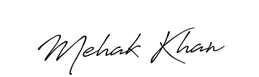 How to make Mehak Khan signature? Antro_Vectra_Bolder is a professional autograph style. Create handwritten signature for Mehak Khan name. Mehak Khan signature style 7 images and pictures png