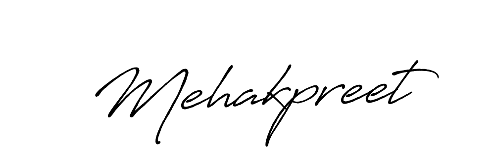 How to make Mehakpreet signature? Antro_Vectra_Bolder is a professional autograph style. Create handwritten signature for Mehakpreet name. Mehakpreet signature style 7 images and pictures png