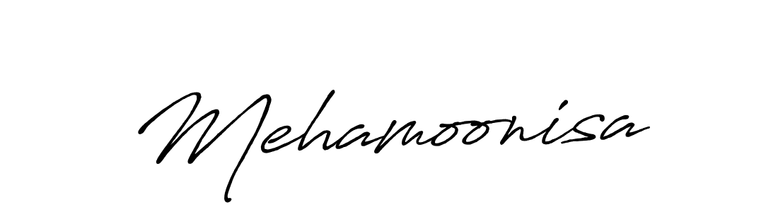Make a beautiful signature design for name Mehamoonisa. Use this online signature maker to create a handwritten signature for free. Mehamoonisa signature style 7 images and pictures png