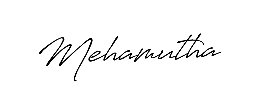 It looks lik you need a new signature style for name Mehamutha. Design unique handwritten (Antro_Vectra_Bolder) signature with our free signature maker in just a few clicks. Mehamutha signature style 7 images and pictures png