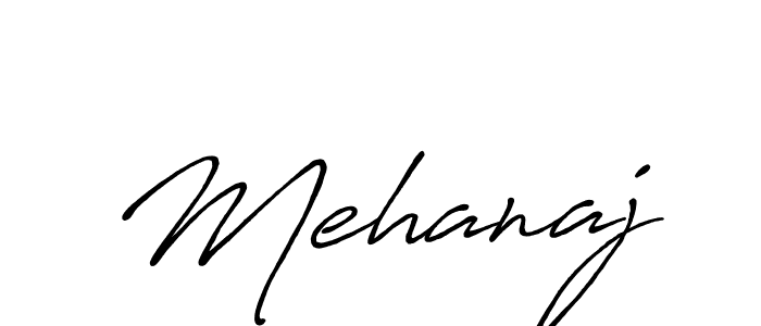 How to make Mehanaj name signature. Use Antro_Vectra_Bolder style for creating short signs online. This is the latest handwritten sign. Mehanaj signature style 7 images and pictures png