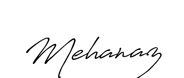 Mehanaz stylish signature style. Best Handwritten Sign (Antro_Vectra_Bolder) for my name. Handwritten Signature Collection Ideas for my name Mehanaz. Mehanaz signature style 7 images and pictures png
