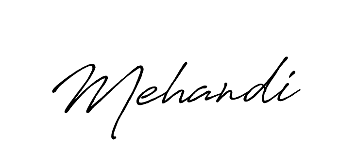 Create a beautiful signature design for name Mehandi. With this signature (Antro_Vectra_Bolder) fonts, you can make a handwritten signature for free. Mehandi signature style 7 images and pictures png