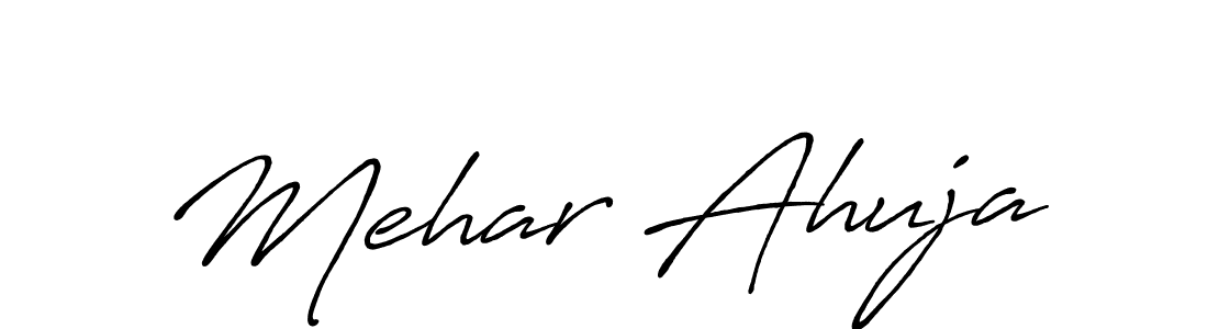 Here are the top 10 professional signature styles for the name Mehar Ahuja. These are the best autograph styles you can use for your name. Mehar Ahuja signature style 7 images and pictures png