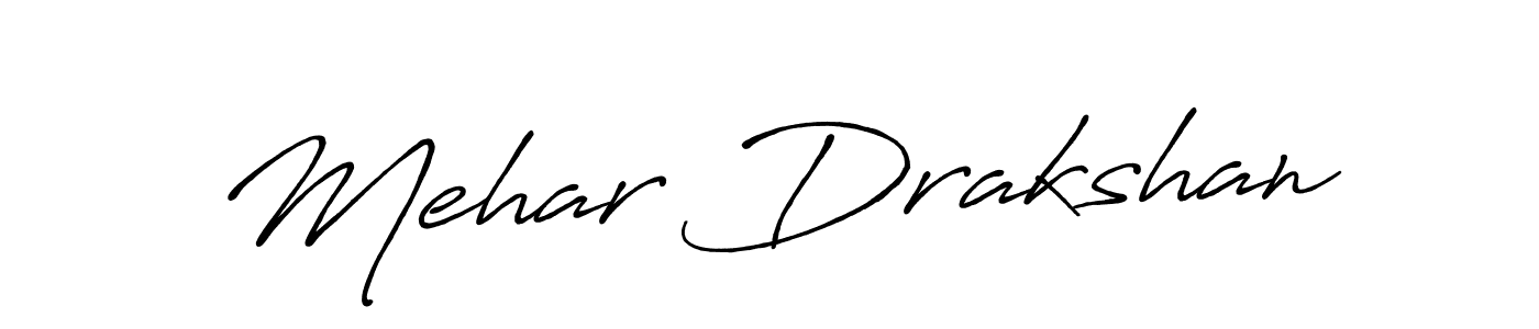 Here are the top 10 professional signature styles for the name Mehar Drakshan. These are the best autograph styles you can use for your name. Mehar Drakshan signature style 7 images and pictures png