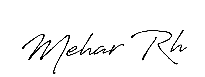 This is the best signature style for the Mehar Rh name. Also you like these signature font (Antro_Vectra_Bolder). Mix name signature. Mehar Rh signature style 7 images and pictures png