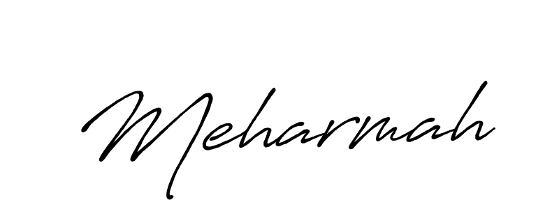 Design your own signature with our free online signature maker. With this signature software, you can create a handwritten (Antro_Vectra_Bolder) signature for name Meharmah. Meharmah signature style 7 images and pictures png