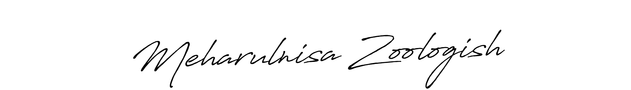 You can use this online signature creator to create a handwritten signature for the name Meharulnisa Zoologish. This is the best online autograph maker. Meharulnisa Zoologish signature style 7 images and pictures png