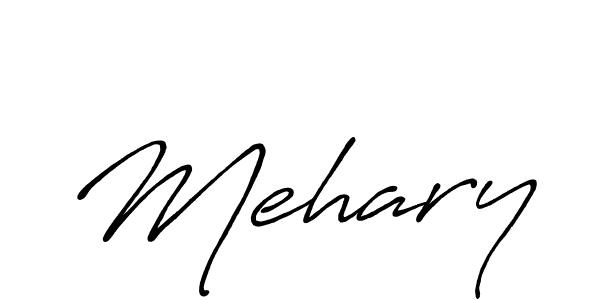 Mehary stylish signature style. Best Handwritten Sign (Antro_Vectra_Bolder) for my name. Handwritten Signature Collection Ideas for my name Mehary. Mehary signature style 7 images and pictures png