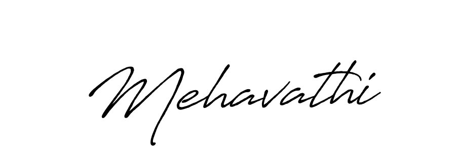 Create a beautiful signature design for name Mehavathi. With this signature (Antro_Vectra_Bolder) fonts, you can make a handwritten signature for free. Mehavathi signature style 7 images and pictures png