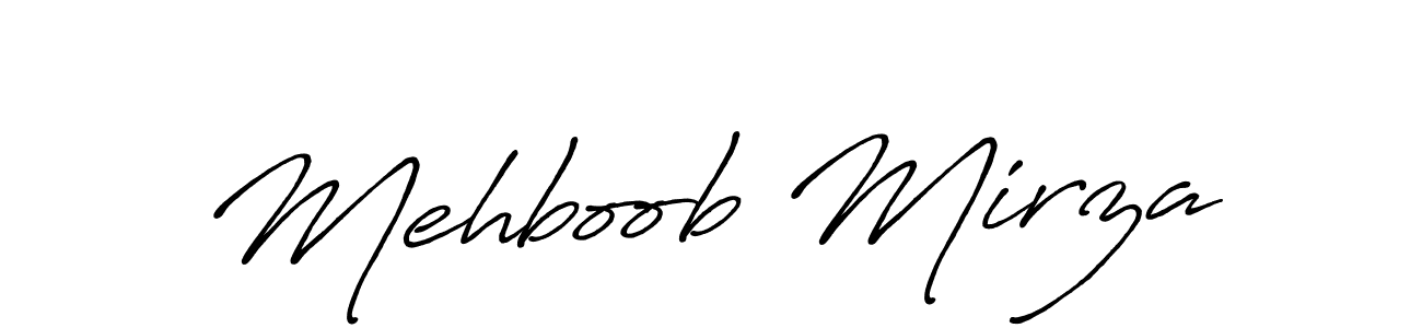 The best way (Antro_Vectra_Bolder) to make a short signature is to pick only two or three words in your name. The name Mehboob Mirza include a total of six letters. For converting this name. Mehboob Mirza signature style 7 images and pictures png