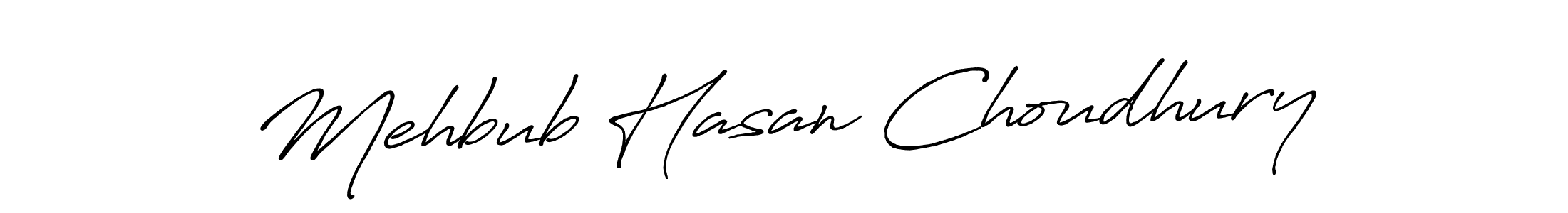 How to make Mehbub Hasan Choudhury signature? Antro_Vectra_Bolder is a professional autograph style. Create handwritten signature for Mehbub Hasan Choudhury name. Mehbub Hasan Choudhury signature style 7 images and pictures png