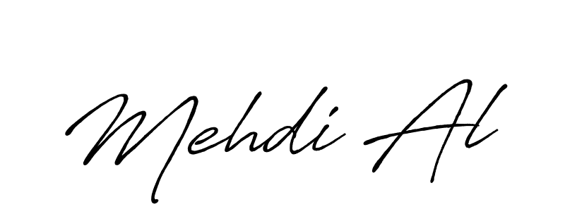 Similarly Antro_Vectra_Bolder is the best handwritten signature design. Signature creator online .You can use it as an online autograph creator for name Mehdi Al. Mehdi Al signature style 7 images and pictures png