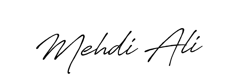 Also we have Mehdi Ali name is the best signature style. Create professional handwritten signature collection using Antro_Vectra_Bolder autograph style. Mehdi Ali signature style 7 images and pictures png